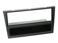 1-DIN PANEL WITH TRAY. OPEL - RENAULT - SUZUKI COLOR: BLACK (1PC)