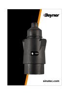 12V STEKKER 7-POLIG PVC (1ST)