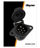 24V SOCKET PVC 7-POLE SCREW CONNECTION N-TYPE (1PC)