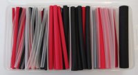 87PCS DUAL WALL HEAT SHRINK TUBE SET 3:1 BLACK, RED & CLEAR (1PC) 87PCS DUAL WALL HEAT SHRINK TUBE SET 3:1 BLACK, RED & CLEAR (1PC)