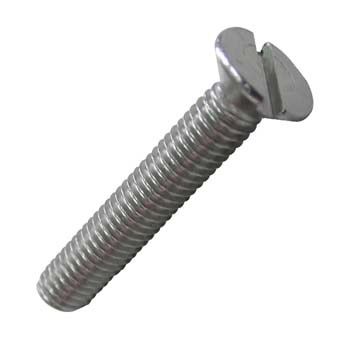 metal screw countersunk head slot