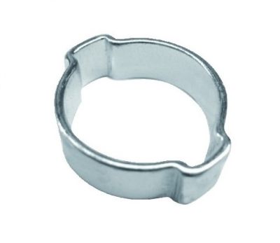 double ear clamp zinc plated