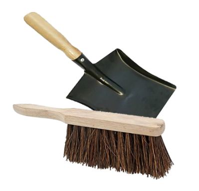 dustpan and brush