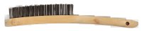 ABRACS 2 ROW WOODEN HANDLED BRUSH (1PC)