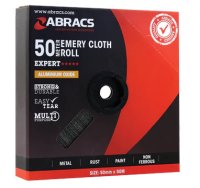 ABRACS 50MM X 50M X 100GRIT EMERY ROLL (1PC)