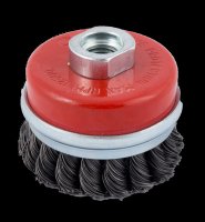 ABRACS 70MM X M14 T/NOEUD BROSSE METALLIQUE (1PC)