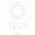 achterlicht 1224v 4 functies 125mm led 1st