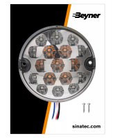 ACHTERLICHT 3 FUNCTIES 95MM 17LED (1ST)