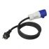 adapter cable 150cm 3x25mm from schuko plug to cee 1pc
