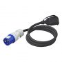 ADAPTER CABLE 40CM FROM CEE PLUG TO SCHUKO SOCKET (1PC) ADAPTER CABLE 40CM FROM CEE PLUG TO SCHUKO SOCKET (1PC)