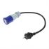 adapter cable 40cm from schuko plug to cee 1pc