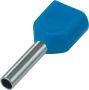 ADEREINDHULS DUBBEL BLAUW 2X 2,5MM² LENGTE=10 (20ST) ADEREINDHULS DUBBEL BLAUW 2X 2,5MM² LENGTE=10 (20ST)