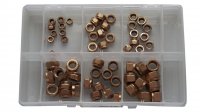 ASSORTMENT EXHAUST NUTS M6: M12 60-PIECE (1PC) ASSORTMENT EXHAUST NUTS M6: M12 60-PIECE (1PC)