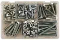 ASSORTMENT STUDS + NUTS M8 150-PIECE (1PC) ASSORTMENT STUDS + NUTS M8 150-PIECE (1PC)