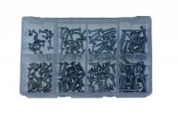 ASSORTMENT TAPPING SCREWS ZINC PLATED RECESSED HEAD PHILIPSDRIVE 160-PIECE (1PC)