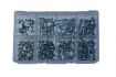 assortment tapping screws zinc plated recessed head philipsdrive 160piece 1pc