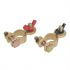 battery terminal clamp set with with butterfly nut redblack 1pc
