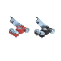 BATTERY TERMINAL CLAMP SET (WITH) & (-) WITH QUICK RELEASE RED/BLACK (1PC)