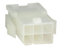 BOITIER MOLEX BLANC 6 BROCHES (VRAC) (1PC) BOITIER MOLEX BLANC 6 BROCHES (VRAC) (1PC)