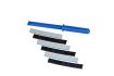 bundelactie plakzink 125gr grijs en zwart incl afsteker 5delig