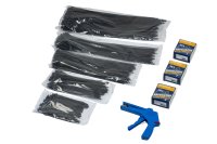 BUNDLE PROMO CABLE TIES & ADHESIVE SADDLES + PLIERS (9 PIECES) BUNDLE PROMO CABLE TIES & ADHESIVE SADDLES + PLIERS (9 PIECES)