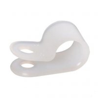 CABLE CLAMP TRANSPARENT PVC Ø6,3MM (100PCS) CABLE CLAMP TRANSPARENT PVC Ø6,3MM (100PCS)