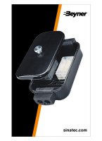 CABLE CONNECTION BOX / DISTRIBUTION BOX PLASTIC 2X8-POLES (1PC)