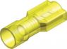 fully insulated female disconnector yellow 63 25pcs