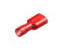 fully insulated heat shrink female disconnector waterproof red 63 50pcs