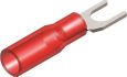 cable lug thermoseal fork type red m4 5pcs