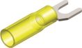 cable lug thermoseal fork type yellow m4 5pcs