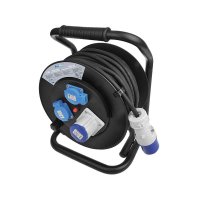 CABLE REEL CEE 25M (2X SCHUKO + 1X CEE) (1PC) CABLE REEL CEE 25M (2X SCHUKO + 1X CEE) (1PC)