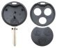 car key smart empty housing including 3 buttons 1 pc