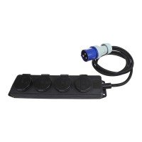CEE 4-WEG SCHUKO STEKKERDOOS 1,5M CEE 4-WEG SCHUKO STEKKERDOOS 1,5M