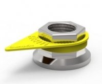 CHECKPOINT 19MM WIELNUT INDICATOR FLUOR YELLOW (1)