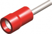 cosses preisolees en pvc standard insulated pin terminals rouge 19x12