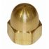 din 1587 cap nut brass m16 25pcs