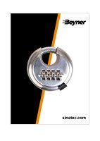 DISCUSS LOCK 70MM WITH NUMBER COMBINATION (1PC) DISCUSS LOCK 70MM WITH NUMBER COMBINATION (1PC)