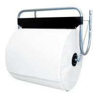 DISPENSER WALL MOUNT FOR INDUSTRAIL PAPER ON ROLL MAXI WHITE (1PC)