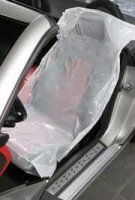 DISPOSABLE SEAT COVERS 13? MDPE HEAVY DUTY QUALITY ON ROLL (500PCS)