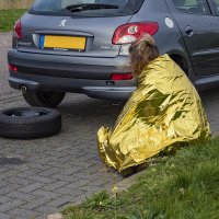 EMERGENCY THERMAL BLANKET 2 PIECES 160X210CM (1PC)