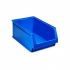 empty storage box raised blue 500x303x300mm 1pc