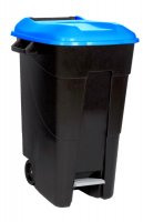 EMPTY WASTE CONTAINER 120L + PEDAL BLUE (1PC) EMPTY WASTE CONTAINER 120L + PEDAL BLUE (1PC)