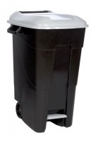 EMPTY WASTE CONTAINER 120L + PEDAL GREY (1PC) EMPTY WASTE CONTAINER 120L + PEDAL GREY (1PC)