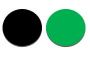 ENKELADERIGE KABEL PVC 0,5MM2 ZWART/GROEN (1M-100/ROL)