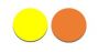ENKELADERIGE KABEL PVC 1,0MM2 GEEL/ORANJE (1M-100/ROL)