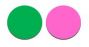 ENKELADERIGE KABEL PVC 1,0MM2 GROEN/ROZE (1M-100/ROL)
