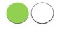 ENKELADERIGE KABEL PVC 1,0MM2 LICHT GROEN/WIT (1M-100/ROL)