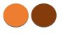 ENKELADERIGE KABEL PVC 1,0MM2 ORANJE/BRUIN (1M-100/ROL)