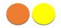 ENKELADERIGE KABEL PVC 1,0MM2 ORANJE/GEEL (1M-100/ROL)